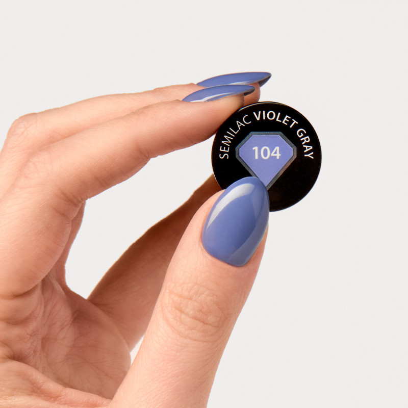 SEMILAC VIOLET GREY 104//Dis