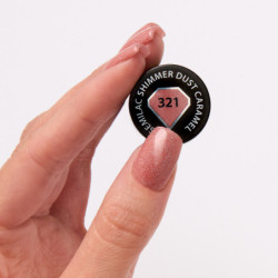 SEMILAC SHIMMER DUST CARAMEL 321