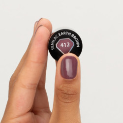 SEMILAC EARTH BROWN 7ML 412/Hema Free