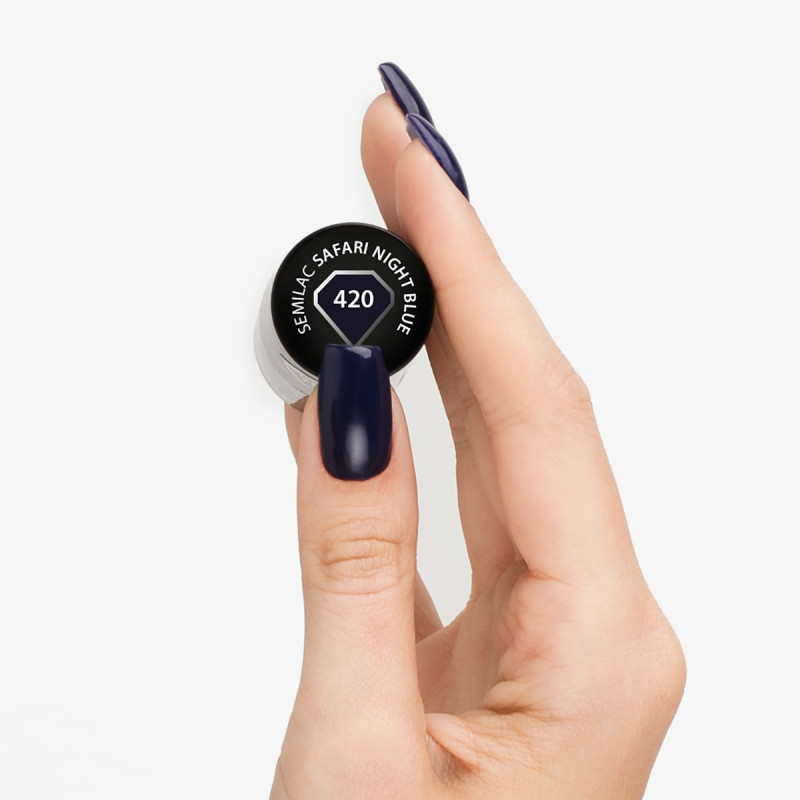 SEMILAC SAFARI NIGHT BLUE 7ML 420/Hema Free/Dis