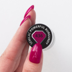 SEMILAC  POWERFUL BURGUNDY 436 /Hema Free