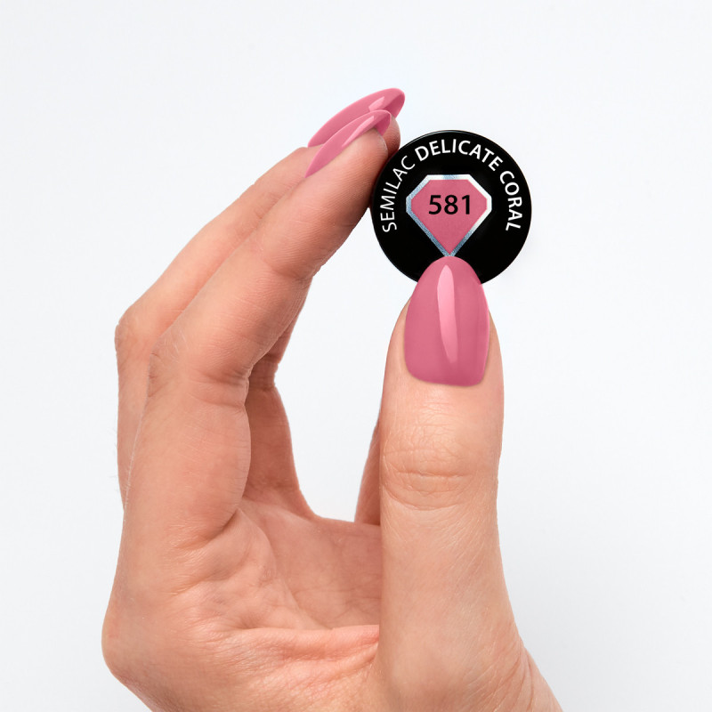 SEMILAC DELICATE CORAL 581 /Hema Free