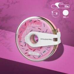 STALEKS - LIME ABRASIVE ROULEAU BOBBINAIL - GRAIN 180 - AVEC BOBINE DEROULEUR