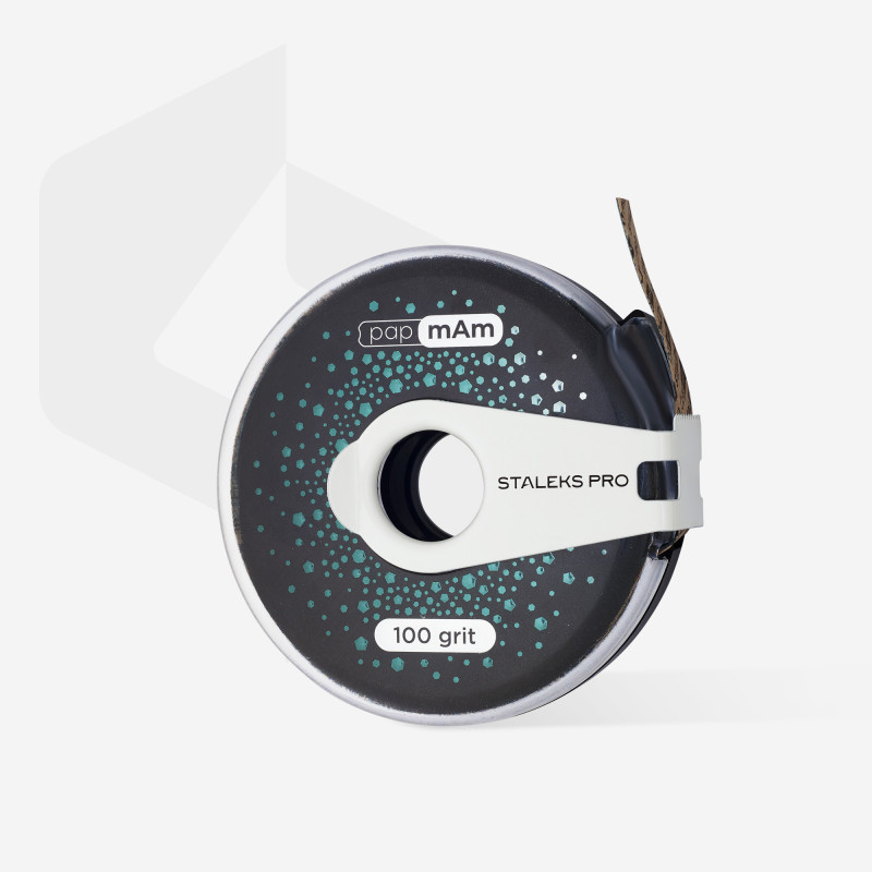 STALEKS - ROULEAU DE RECHARGE PAPmam - GRAIN 100 - AVEC BOBINE DEROULEUR