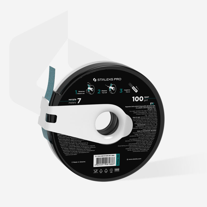 STALEKS - ROULEAU DE RECHARGE PAPmam - GRAIN 100 - AVEC BOBINE DEROULEUR