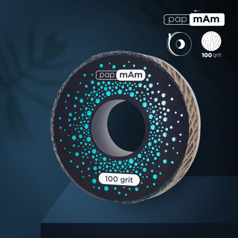 STALEKS - ROULEAU DE RECHARGE PAPmam - GRAIN 100 - SANS BOBINE DEROULEUR