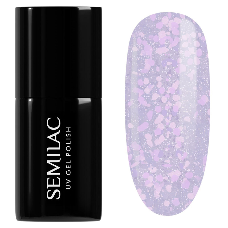 492 Semilac Icy Lavender Bliss 7 ml /Hema Free