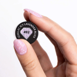 492 Semilac Icy Lavender Bliss 7 ml /Hema Free