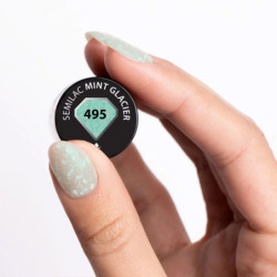 495 Semilac Mint Glacier 7 ml /Hema Free