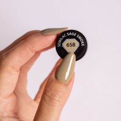 658 Semilac Sage Smoke 7 ml /Hema Free