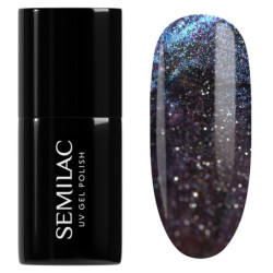 828 Semilac Grey Holo 7ml /Hema Free
