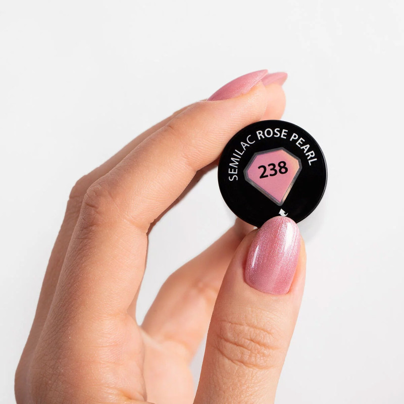 238 Semilac UV Gel Polish Rose Pearl 7ml