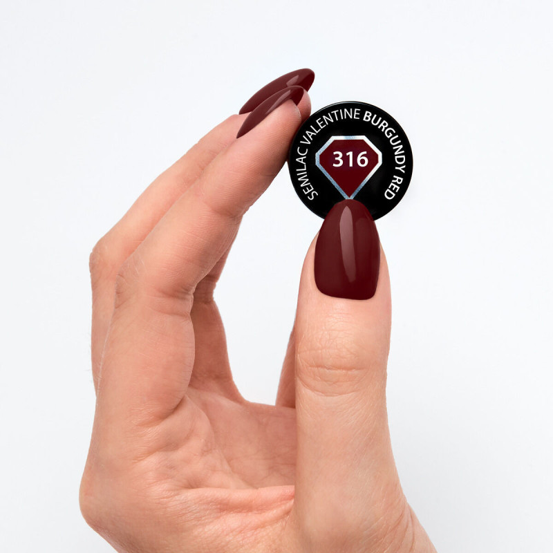 SEMILAC BURGUNDY RED 316