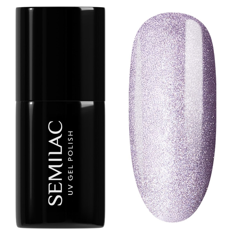 664 Semilac UV Gel Polish Lilac Gloss 7 ml/Hema Free