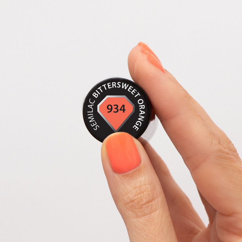 934 Semilac Bittersweet Orange 7ml
