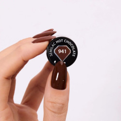 941 Semilac UV Gel Polish Hot Chocolate 7ml