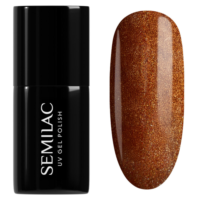 944 Semilac UV Gel Polish Glazed Cinnamon 7ml