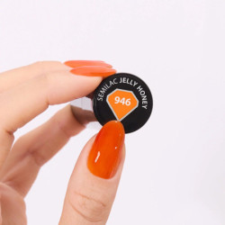 946 Semilac UV Gel Polish Jelly Honey 7ml