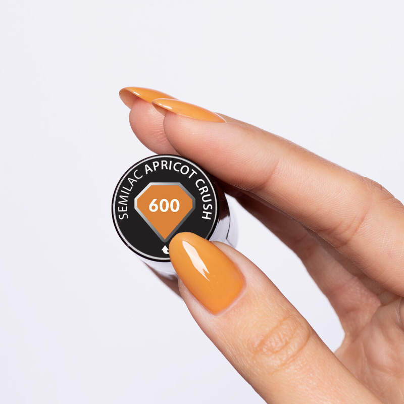 600 Semilac Apricot Crush 7 ml /Hema Free