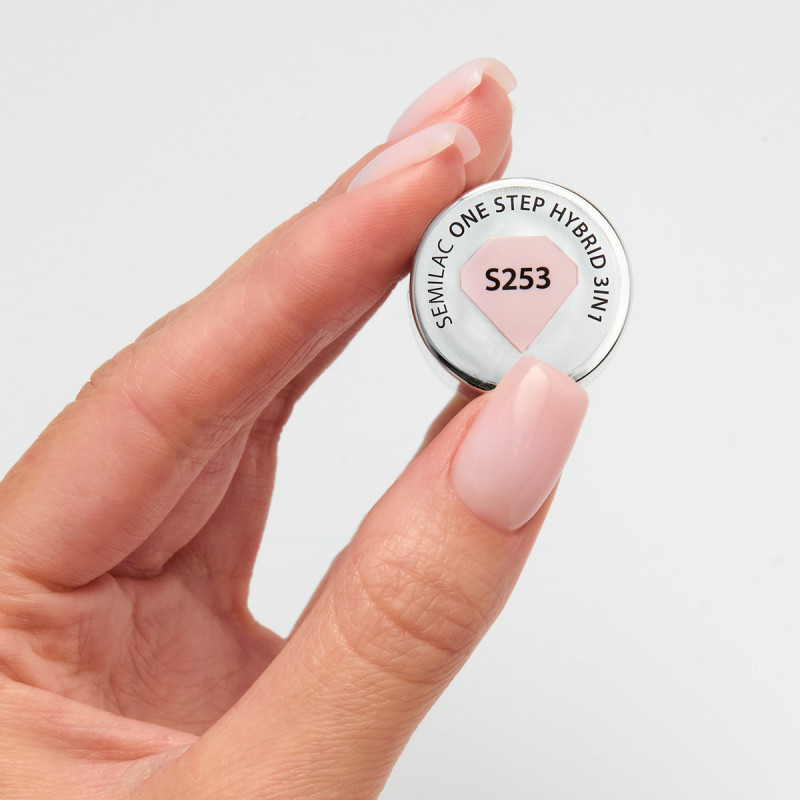 SEMILAC WE CARE 3 IN 1 S253 Natural Pink 11ml - Hema Free