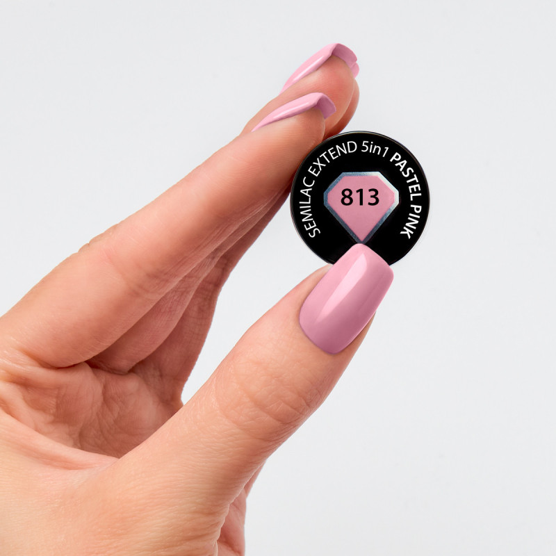 SEMILAC WE CARE Smart Builder 813 Pastel Pink 11ml - Hema Free